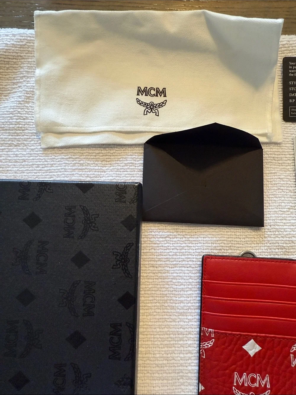 MCM compact cardholder